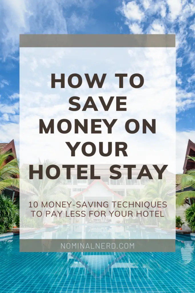 10 money-saving tips to save money on your next hotel stay! How to save money, travel cheaply, and stay at a nice hotel for less money.

#cheaptravel #cheaphotel #travel #budgettravel #budgethotel #hotel